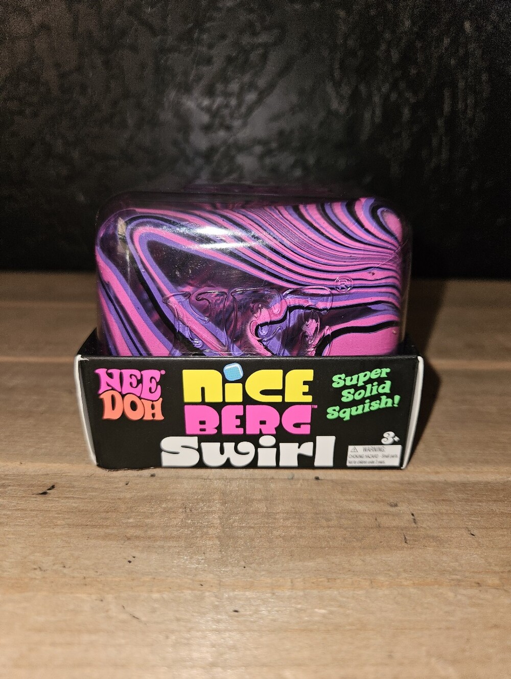 PINK, PURPLE, BLACK NeeDoh Nice Berg Swirl